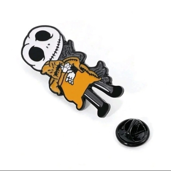 Jack skellington nightmare before Christmas Halloween collectors enamel pin bag - Picture 7 of 11
